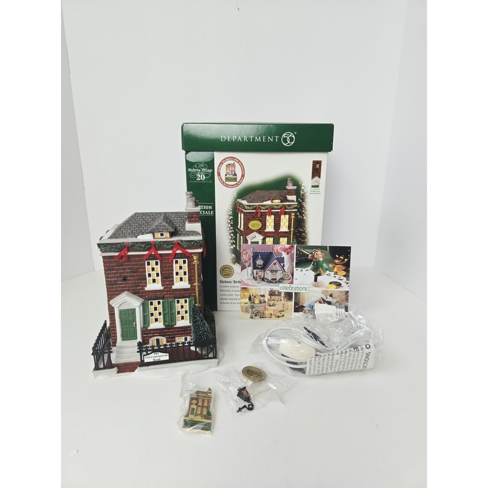 Department 56 Dickens Heritage Village Birthplace w/ box special edition